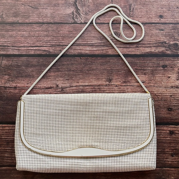 Vintage Bags Vintage White Glomesh Evening Shoulder Bag Poshmark